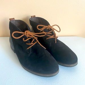 Tom Taylor womens booties suede tomboy black Shoes 8 (39)